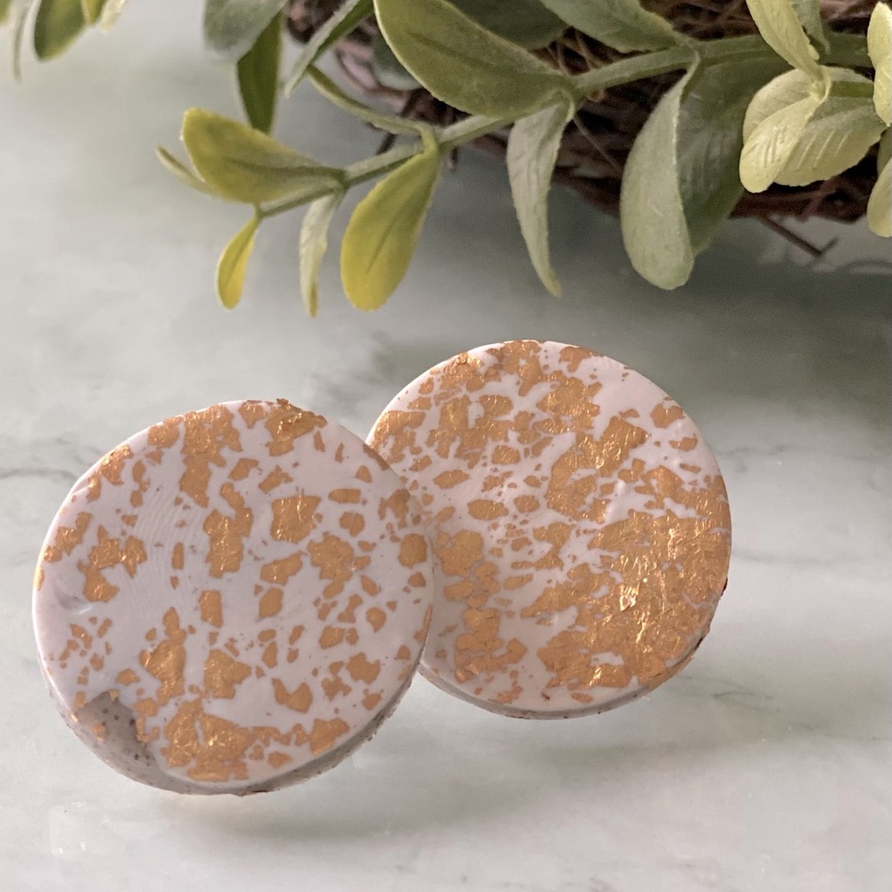 Polymer clay earrings